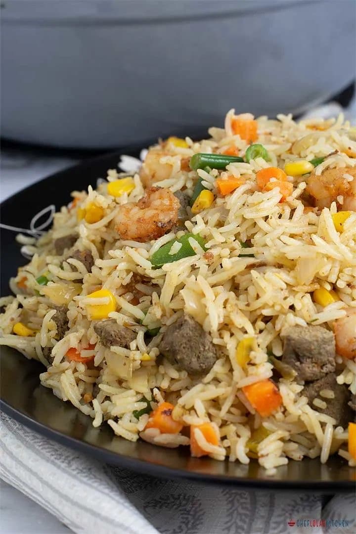 Coconut Rice with Turkey