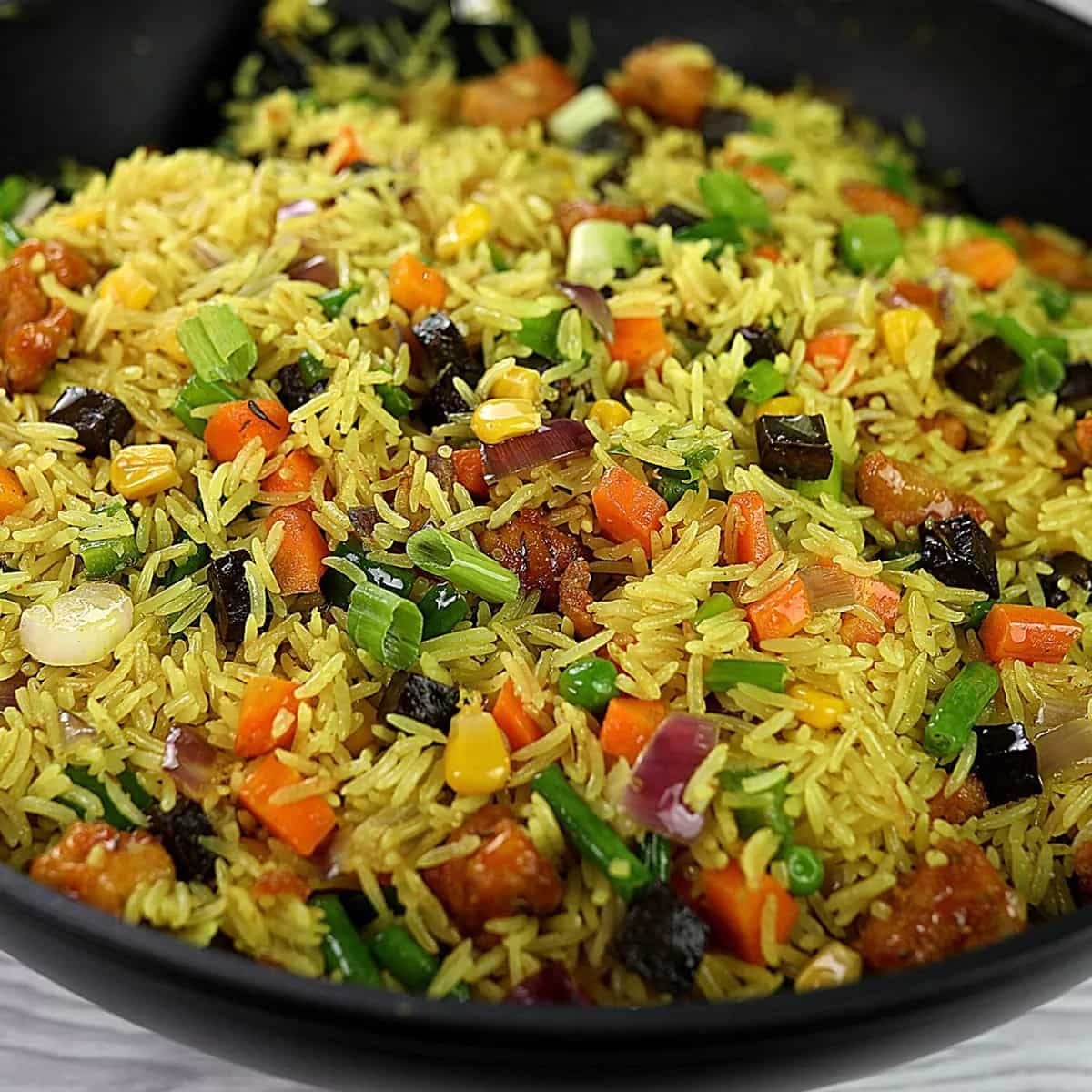 Fried Rice and chicken